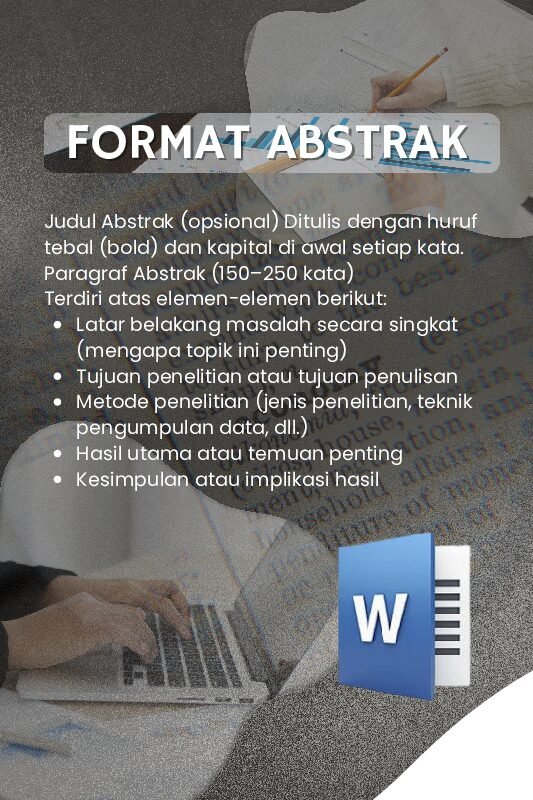 FORMAT ABSTRAK